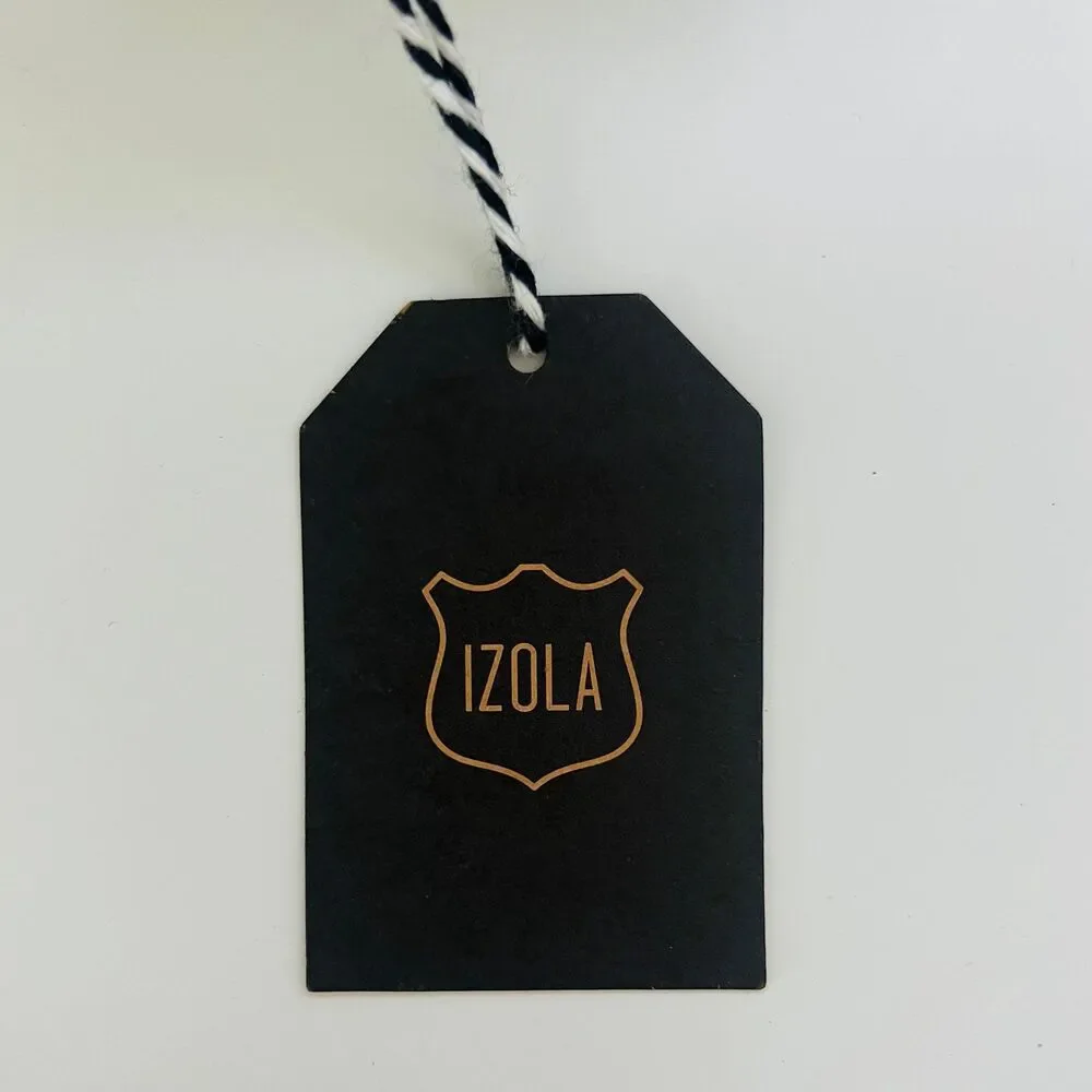 IZOLA Khaki Dopp Kit Cosmetic Travel Shaving Shave Bag Tote - 